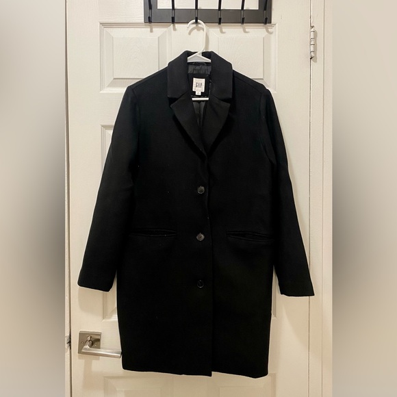 Gap Oversized Wool-Blend Cocoon Coat - Picture 4 of 5